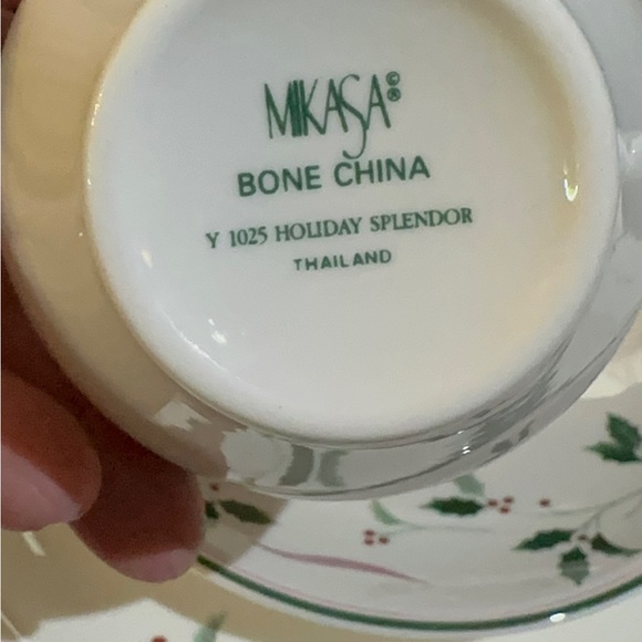 Holiday Splendor by Mikasa. 3 pc set Bone China Y1025 place setting fo… - Picture 10 of 10